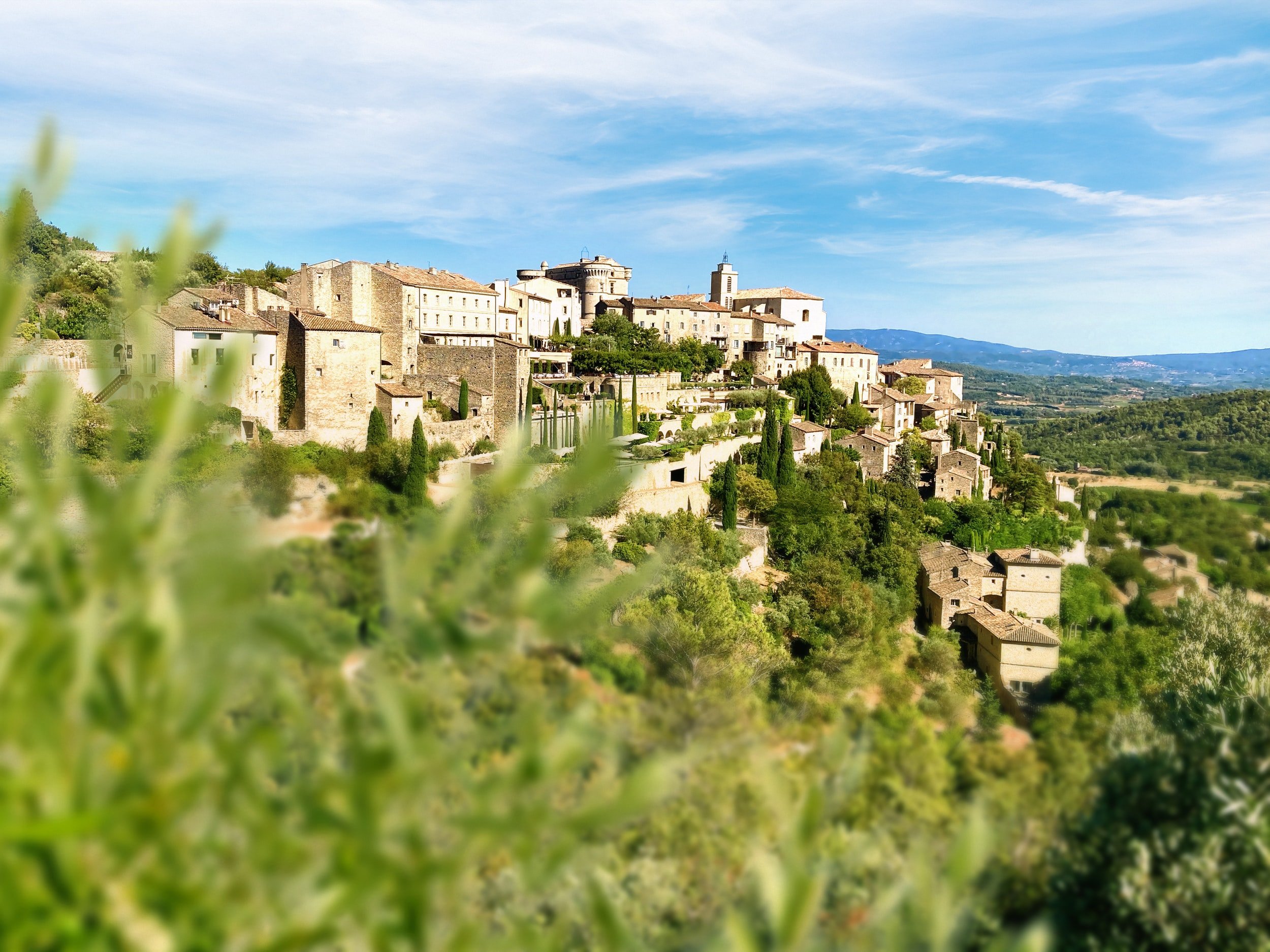 Typisch dorp in de Provence