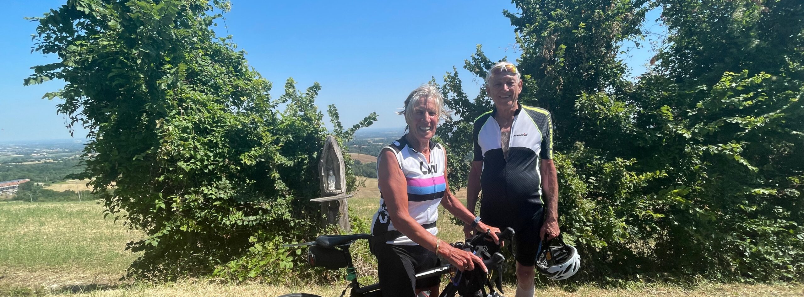 Nederlands stel in Italië op fietsvakantie tijdens op maat vakantie Rudi Rides