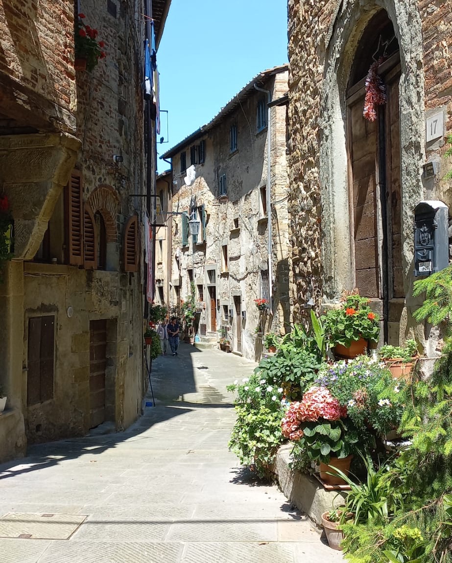 Anghiari een klein dorp in Toscane